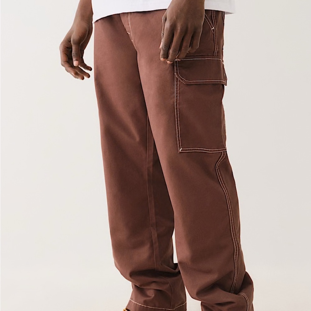 Men's True Religion Brown Cargo Pants